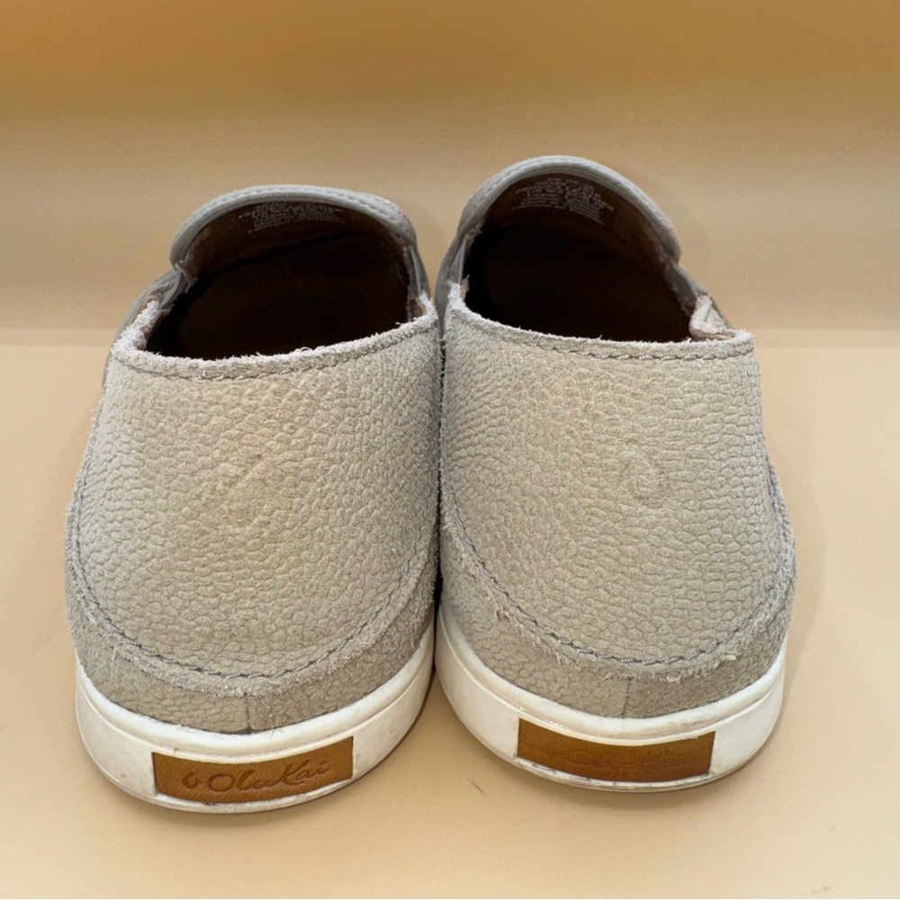 Olukai Pehuea Leather Taupe Women’s Size 9, EUC - Picture 6 of 9